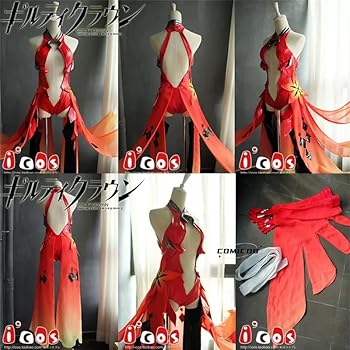 iCOS ギルティクラウン　楪いのり　金魚服　赤戦闘服　コスプレ Amazon.co.jp: 【 comicoBB 】 ギルティクラウン 楪いのり 金魚